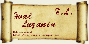 Hval Lužanin vizit kartica